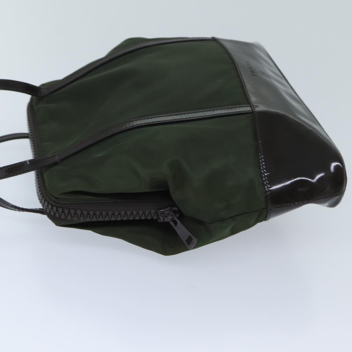 PRADA Hand Bag Nylon Khaki bs13301