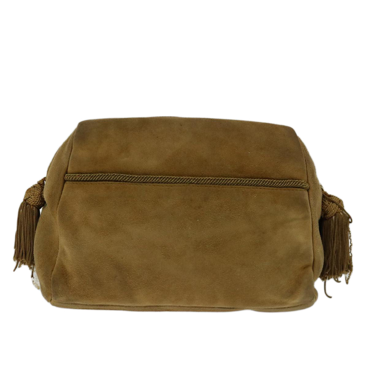 PRADA Pouch Suede Beige bs13319