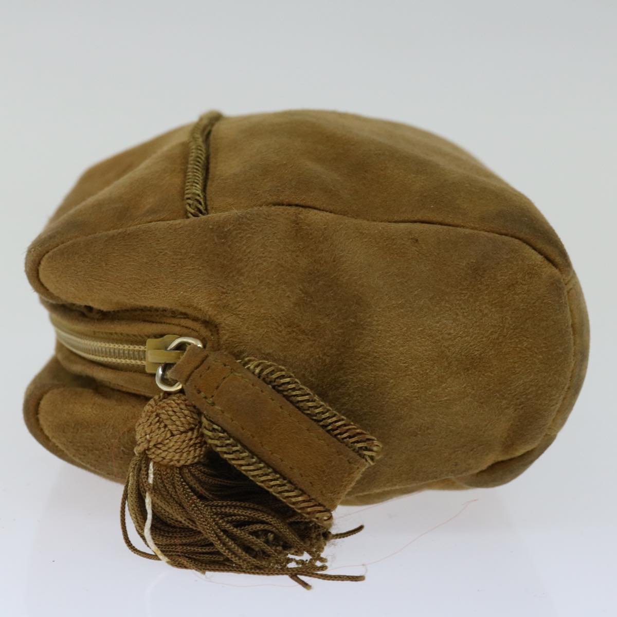 PRADA Pouch Suede Beige bs13319