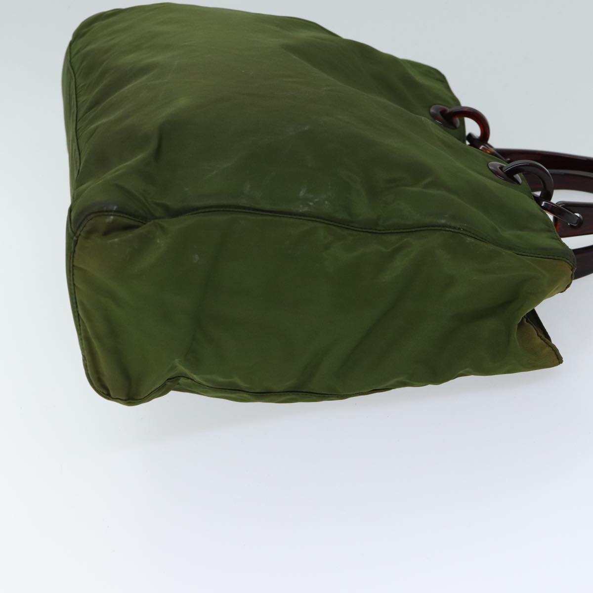 PRADA Hand Bag Nylon Khaki bs13320