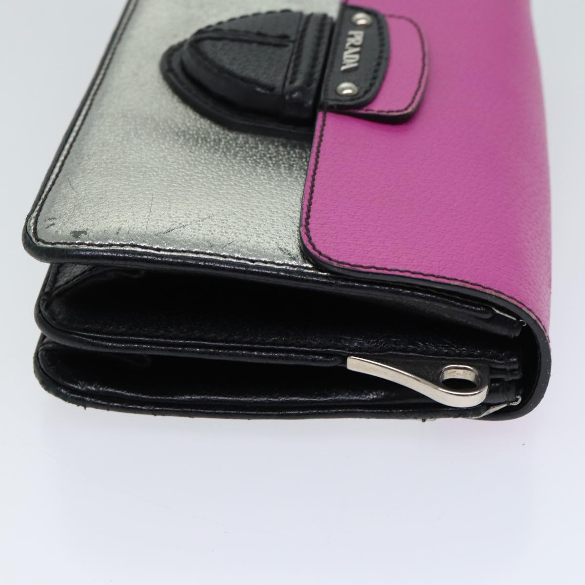 PRADA Shoulder Bag Leather Pink bs13330