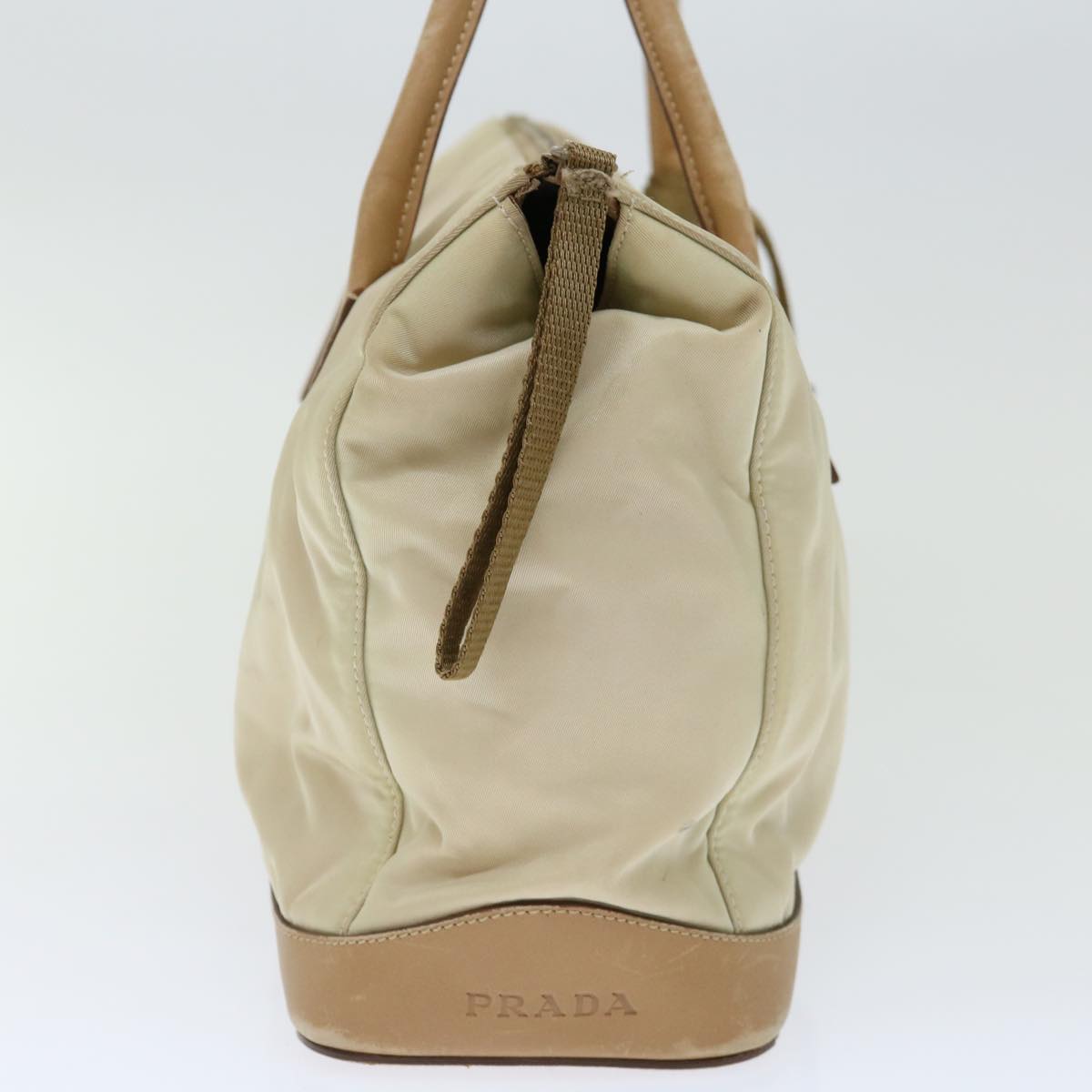 PRADA Shoulder Bag Nylon Beige bs13402