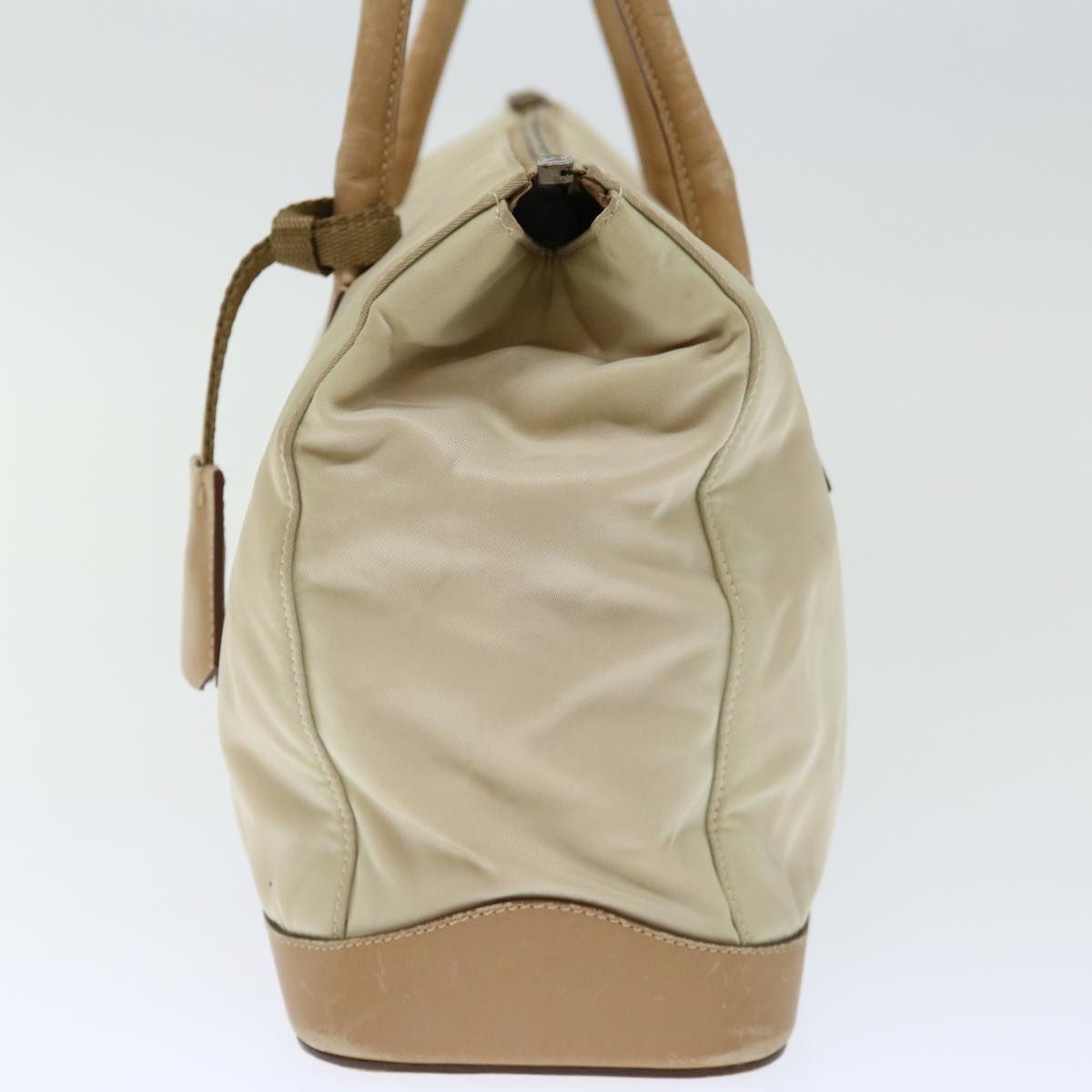 PRADA Shoulder Bag Nylon Beige bs13402