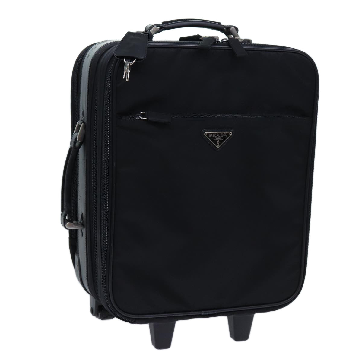 PRADA Suitcase Canvas Black bs13415