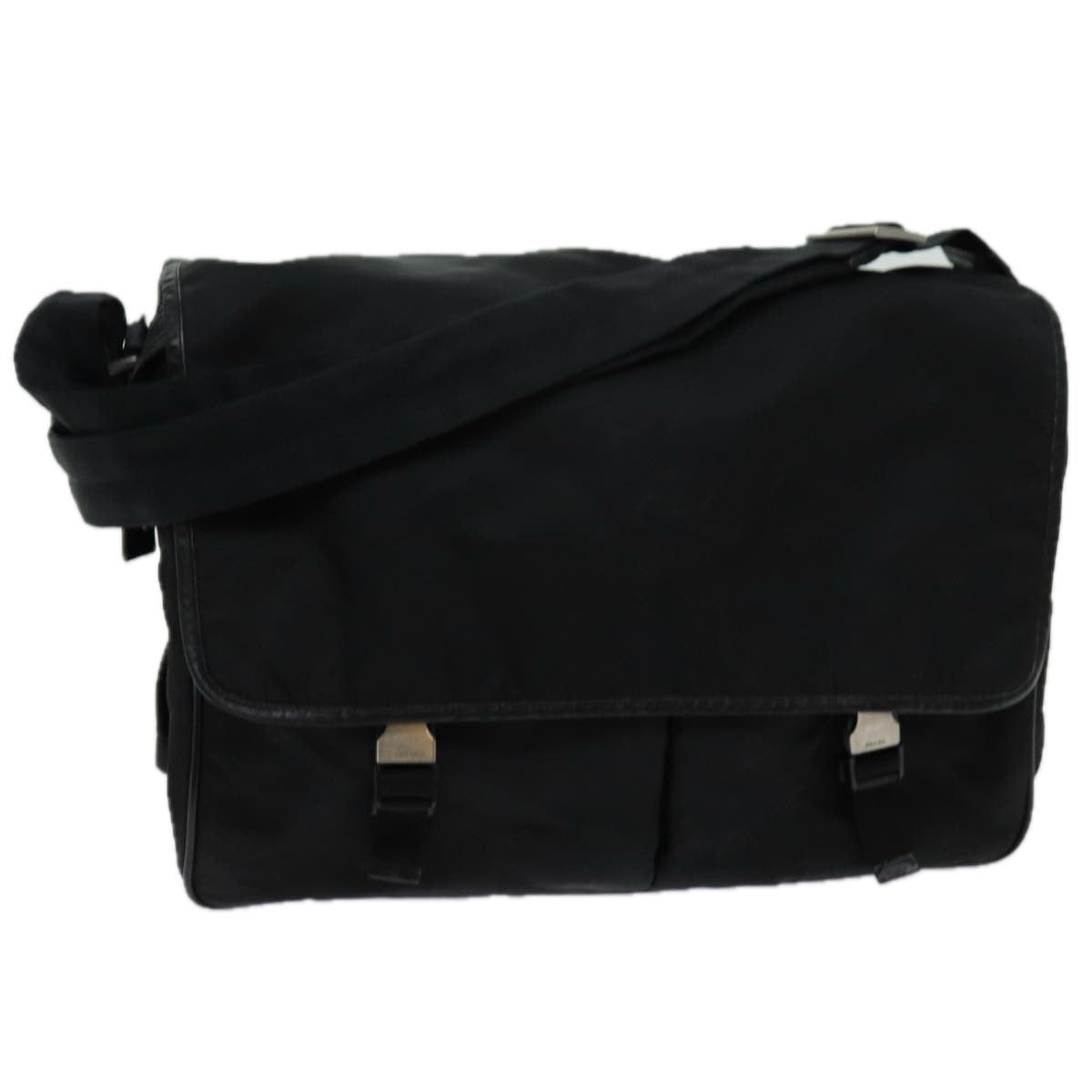 PRADA Shoulder Bag Nylon Black bs13422