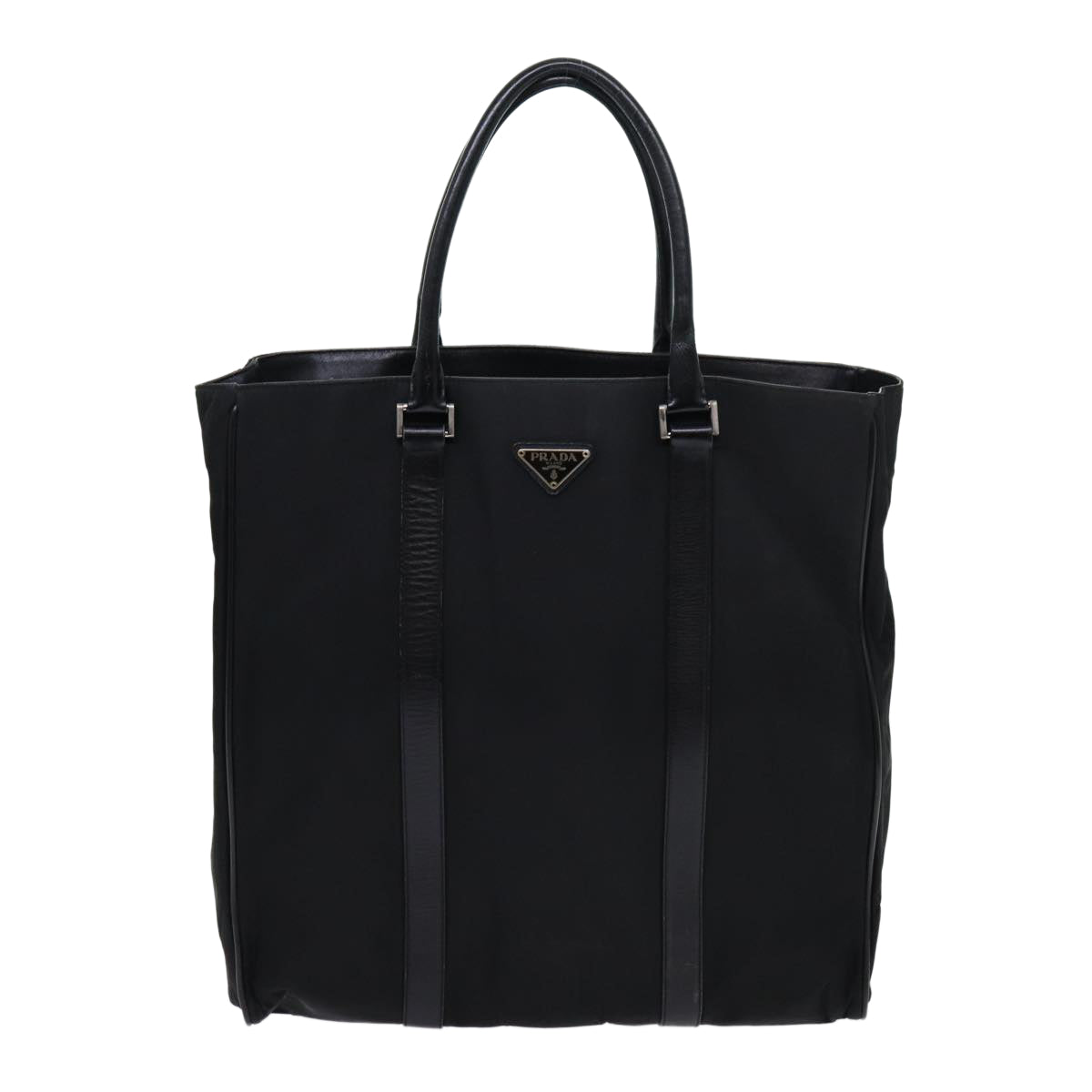 PRADA Hand Bag Nylon Black bs13435