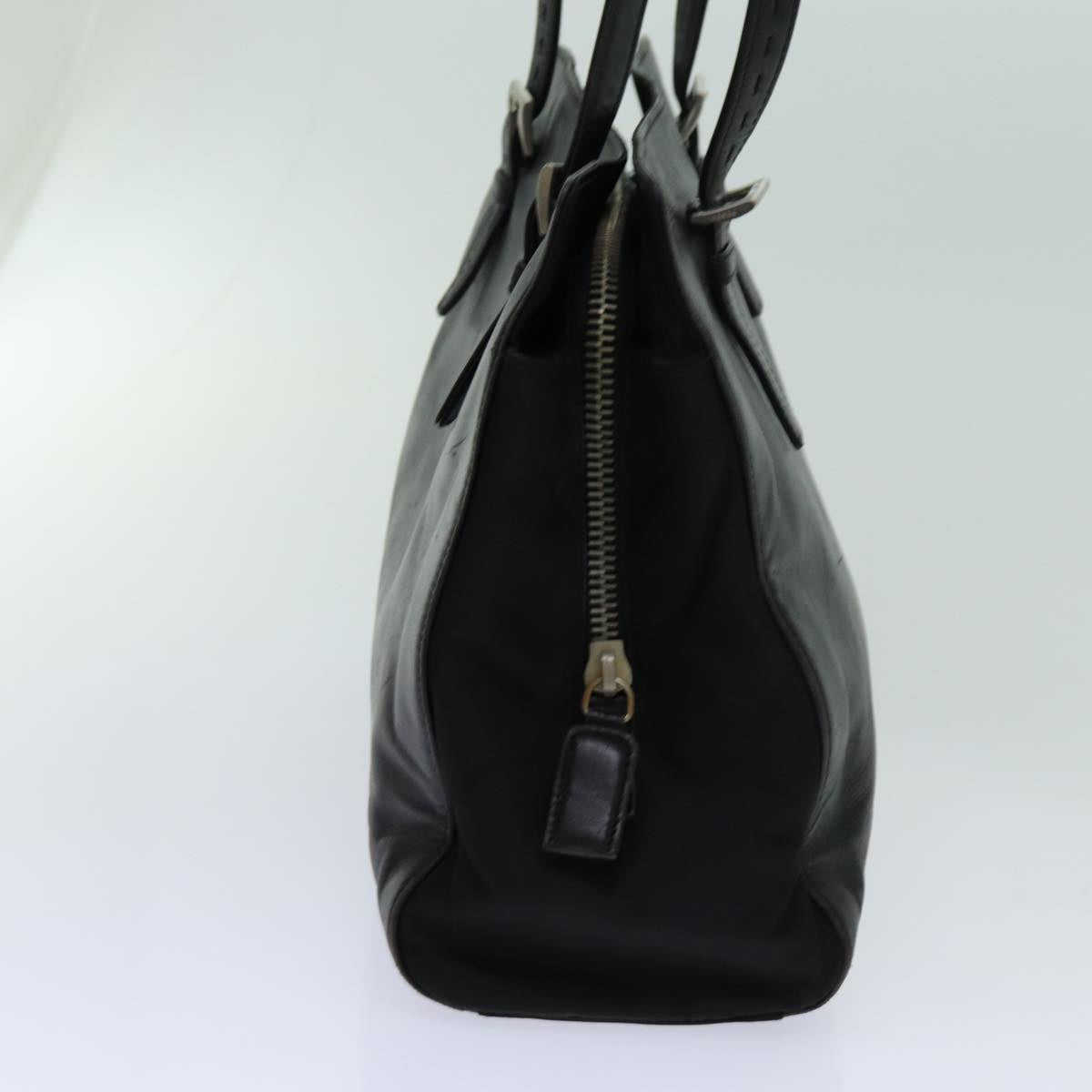 PRADA Shoulder Bag Leather Black bs13436