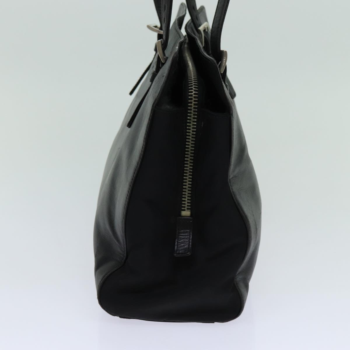 PRADA Shoulder Bag Leather Black bs13436