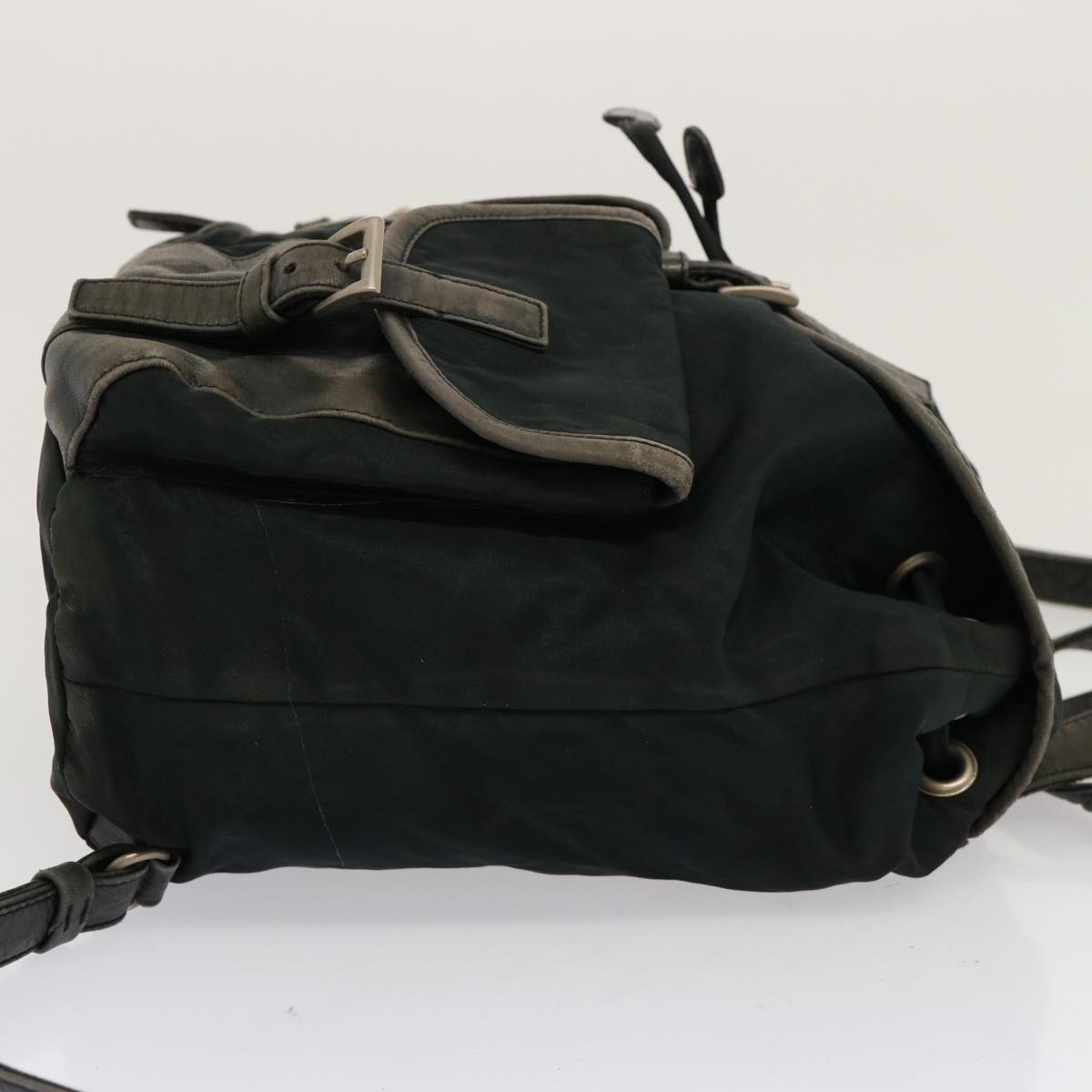 PRADA Backpack Nylon Green bs13480
