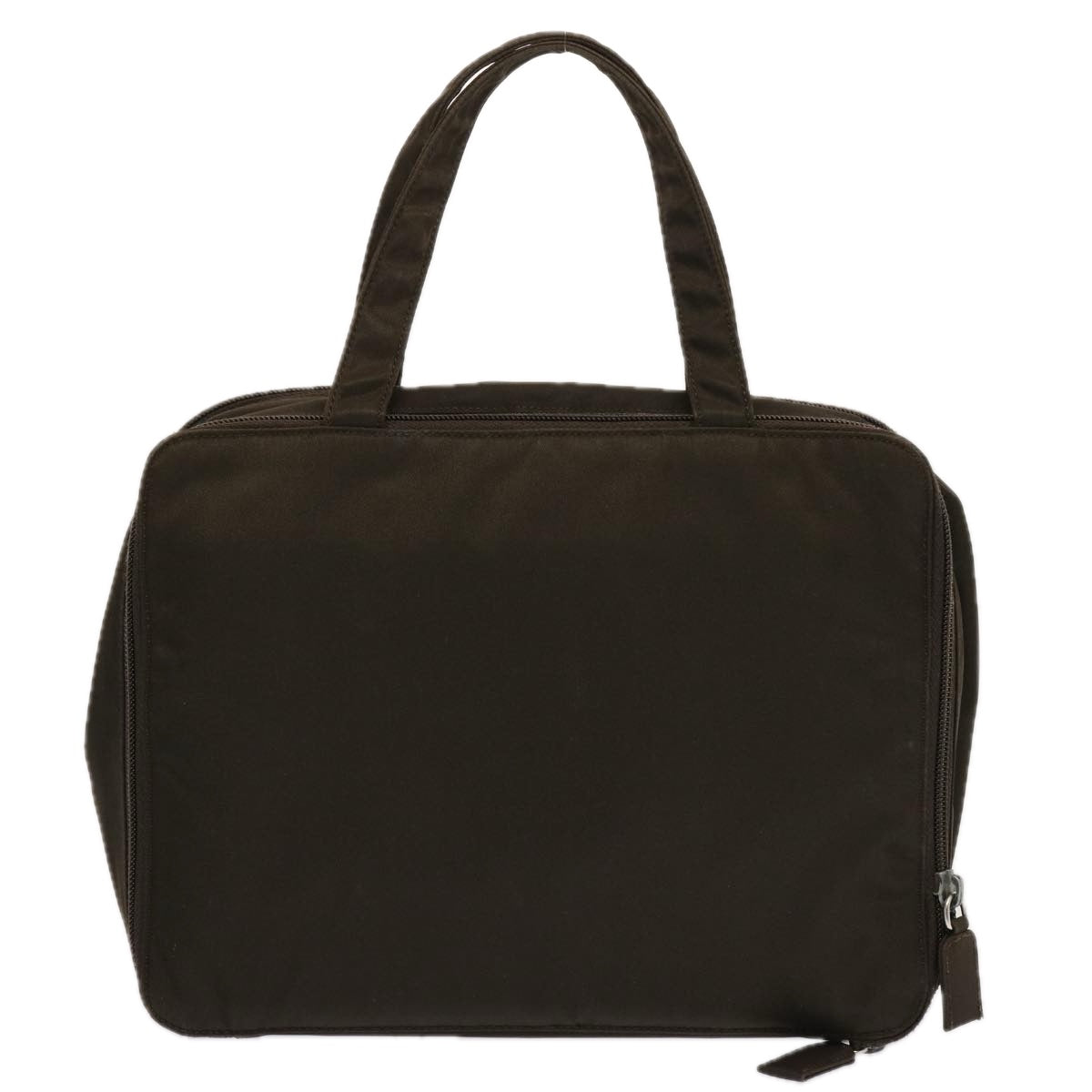 PRADA Hand Bag Nylon Brown bs13481