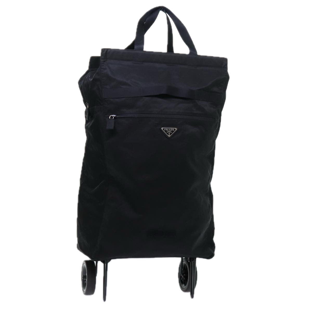 PRADA Carry Case Boston Bag Nylon Black bs13483