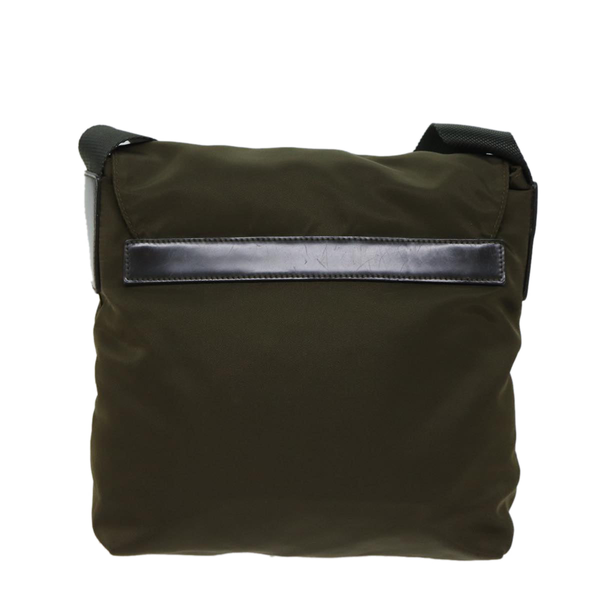 PRADA Shoulder Bag Nylon Khaki bs13555
