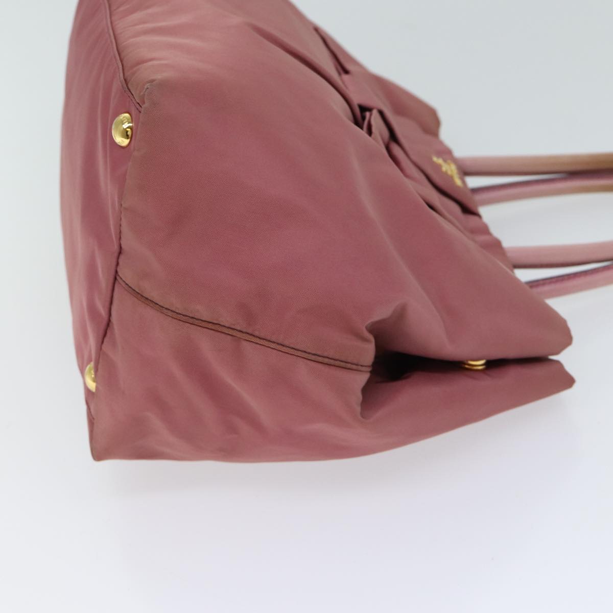PRADA Hand Bag Nylon Pink bs13566