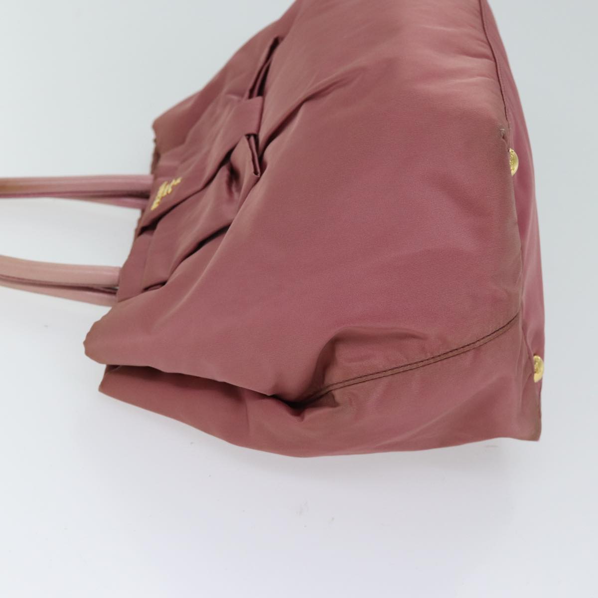 PRADA Hand Bag Nylon Pink bs13566