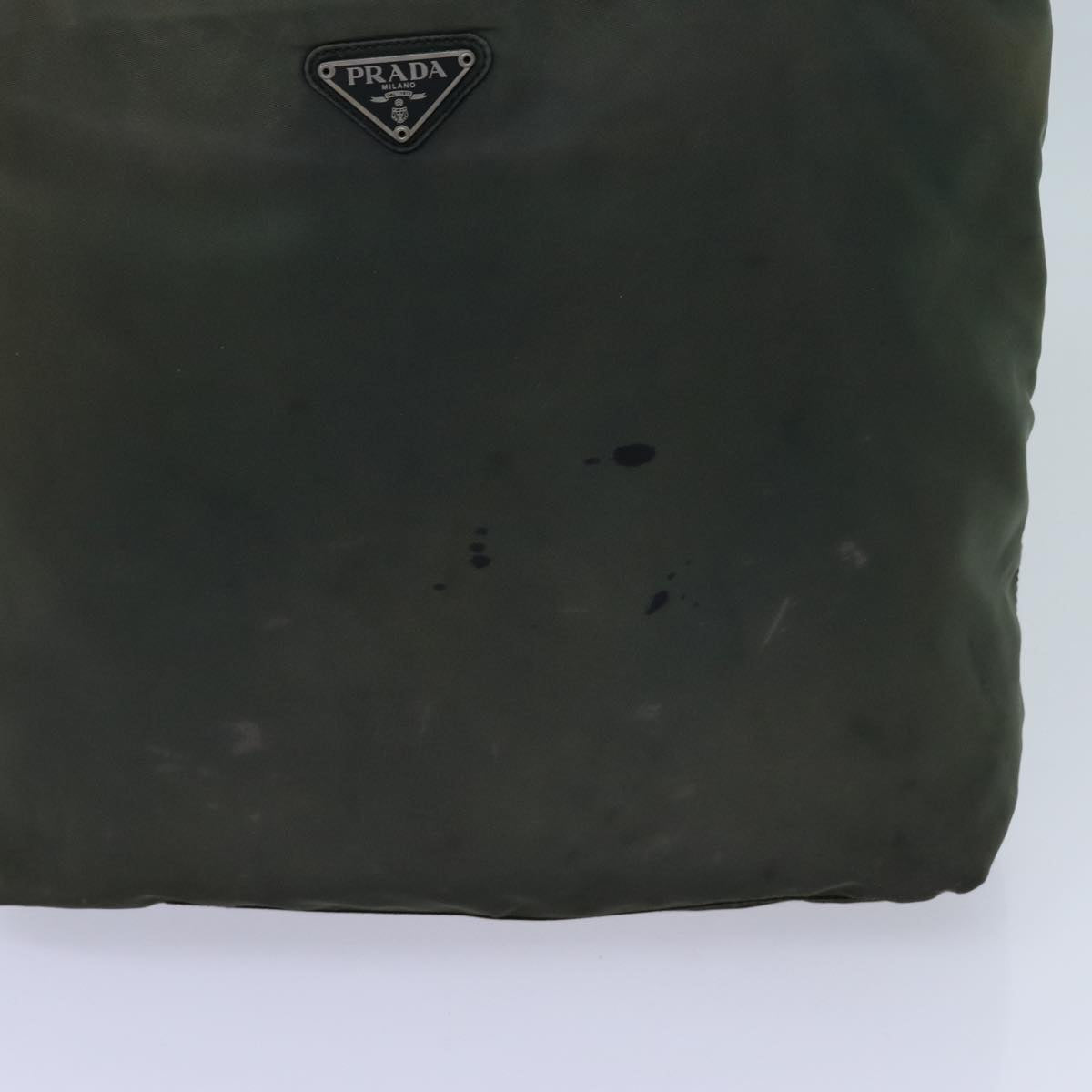 PRADA Shoulder Bag Nylon Khaki bs13637