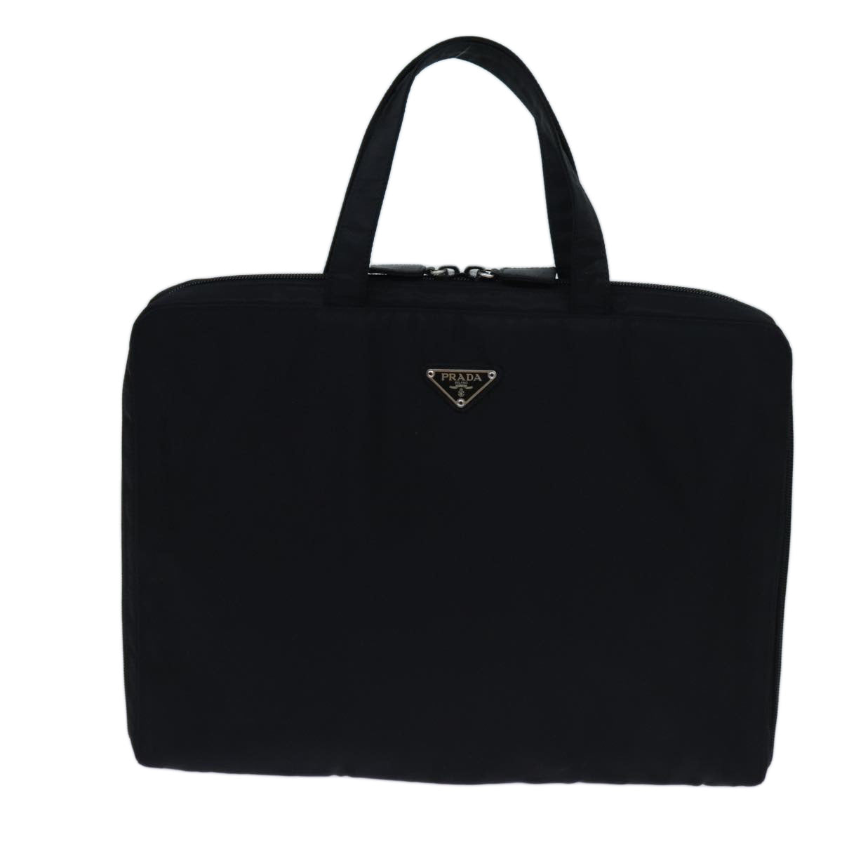 PRADA Hand Bag Nylon Black bs13647