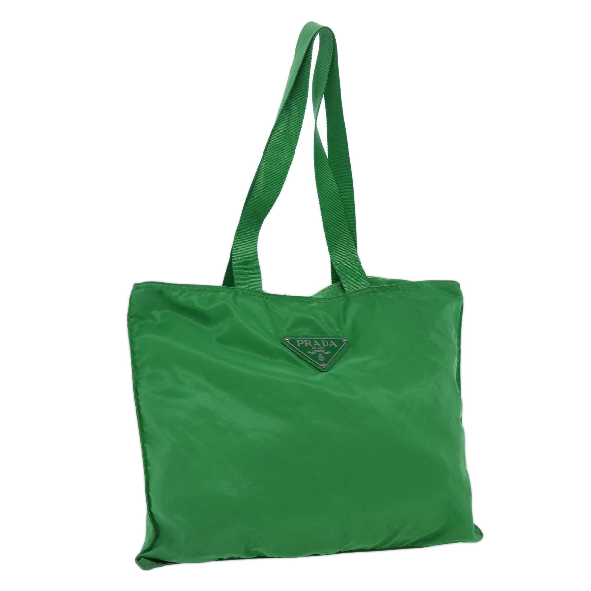 PRADA Tote Bag Nylon Green bs13648