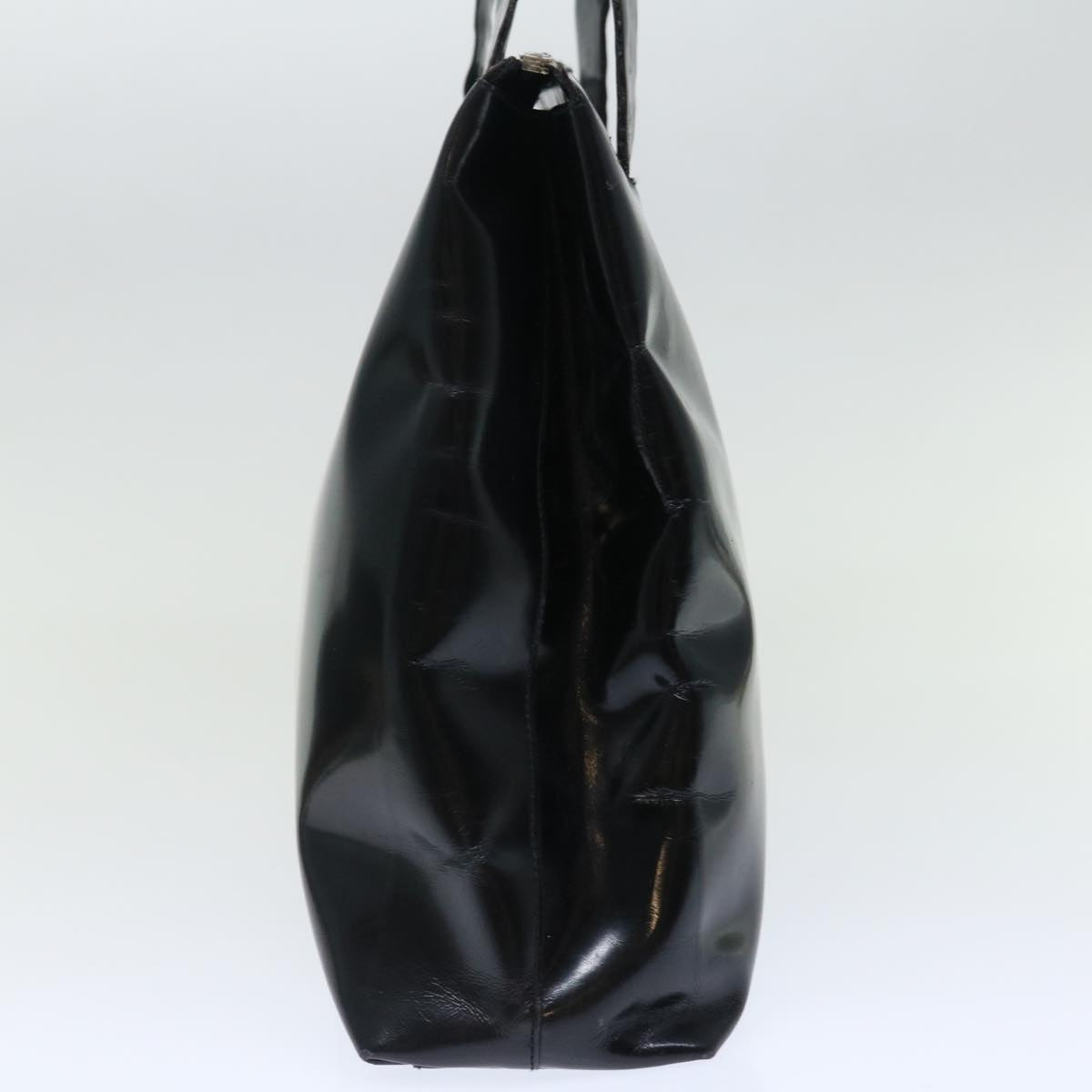 PRADA Tote Bag Enamel Black bs13660
