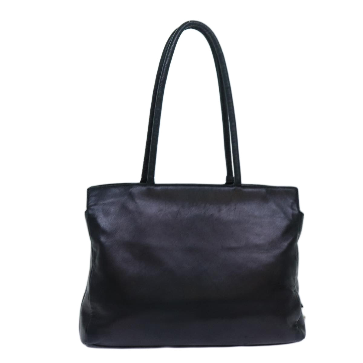 PRADA Tote Bag Leather Black bs13666