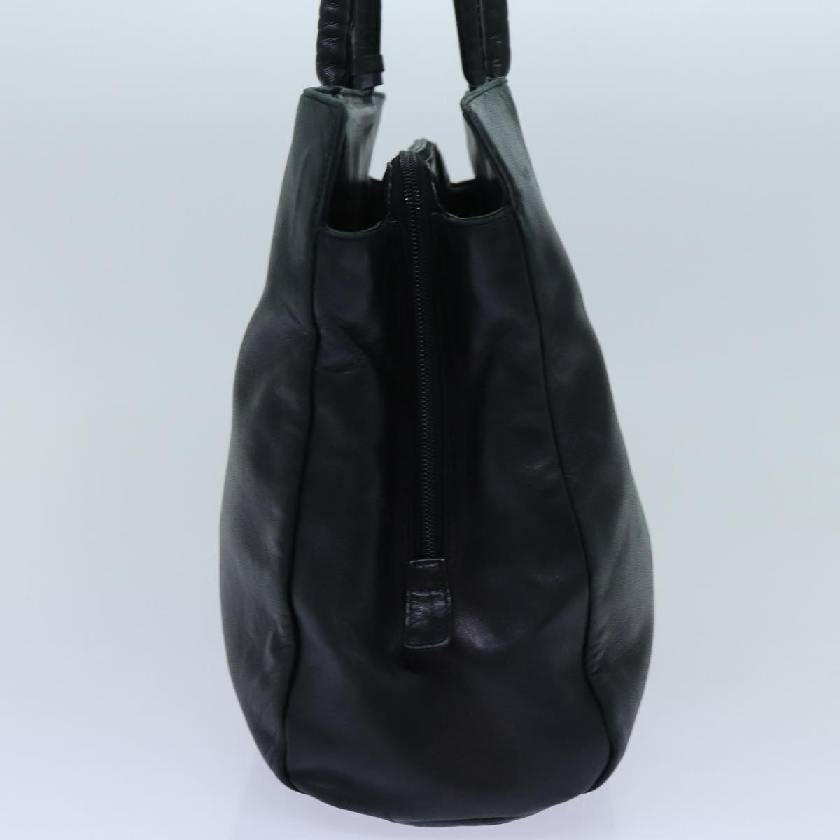 PRADA Tote Bag Leather Black bs13666