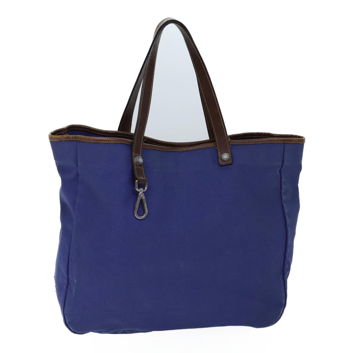 PRADA Tote Bag Canvas Blue bs13700