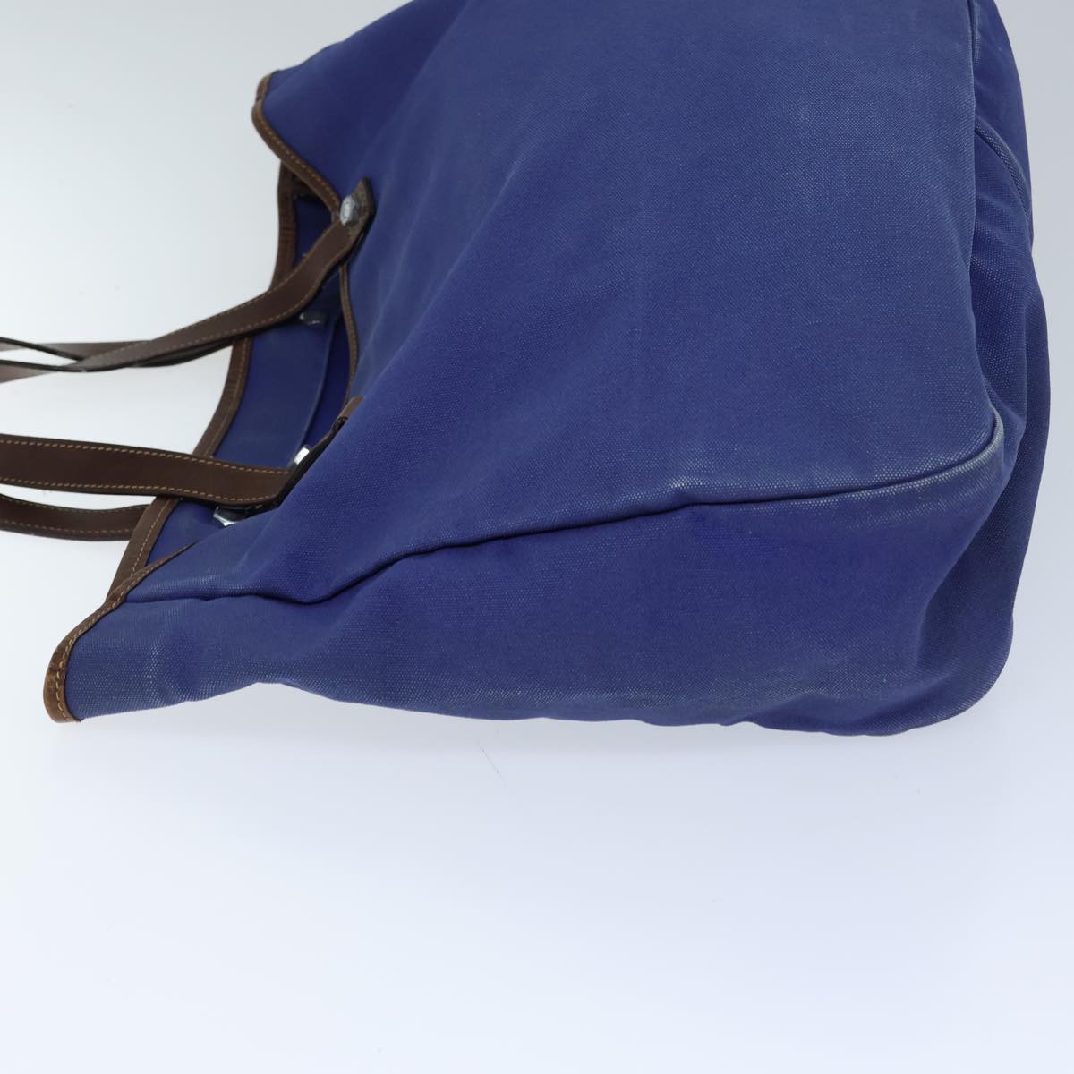 PRADA Tote Bag Canvas Blue bs13700