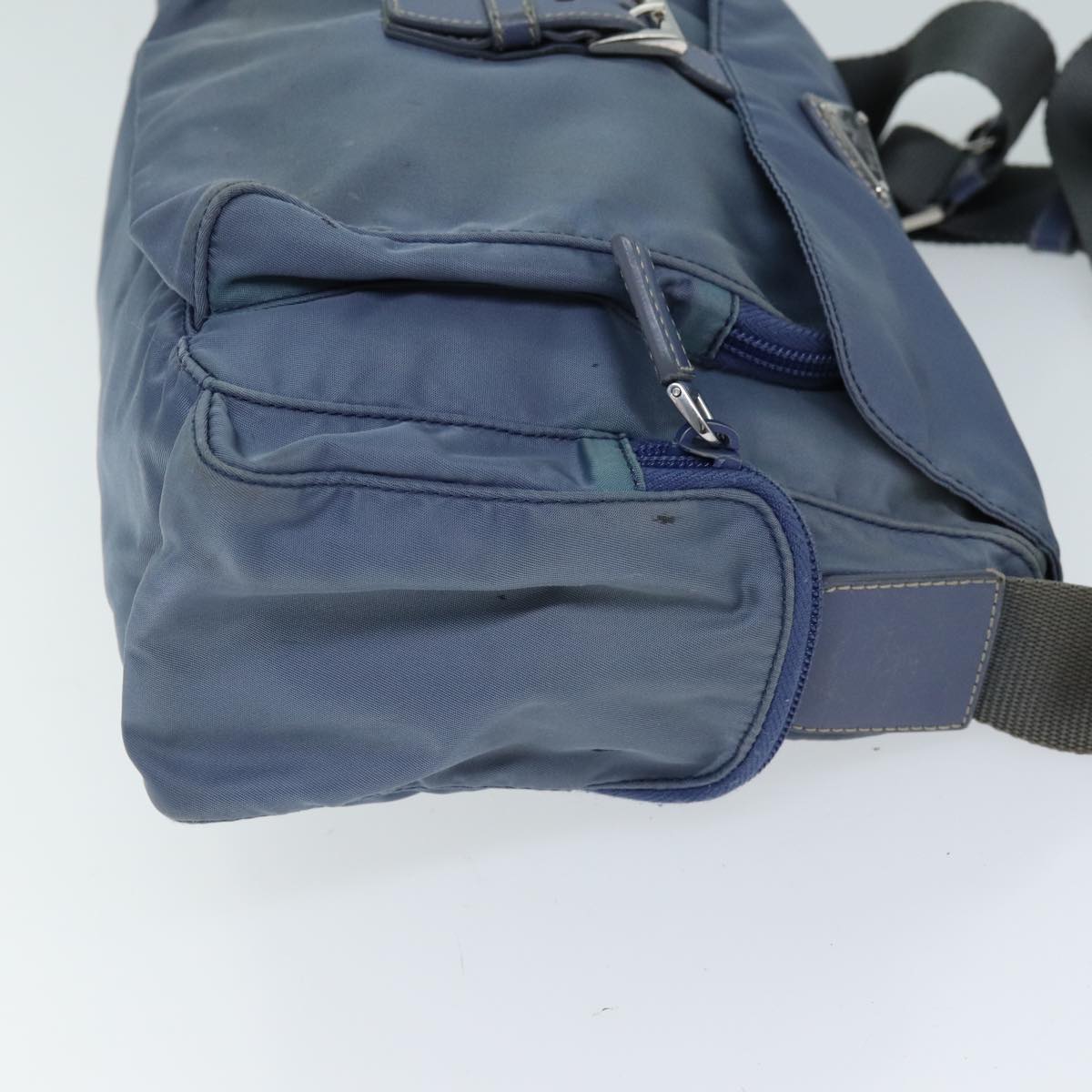 PRADA Shoulder Bag Nylon Blue bs13953