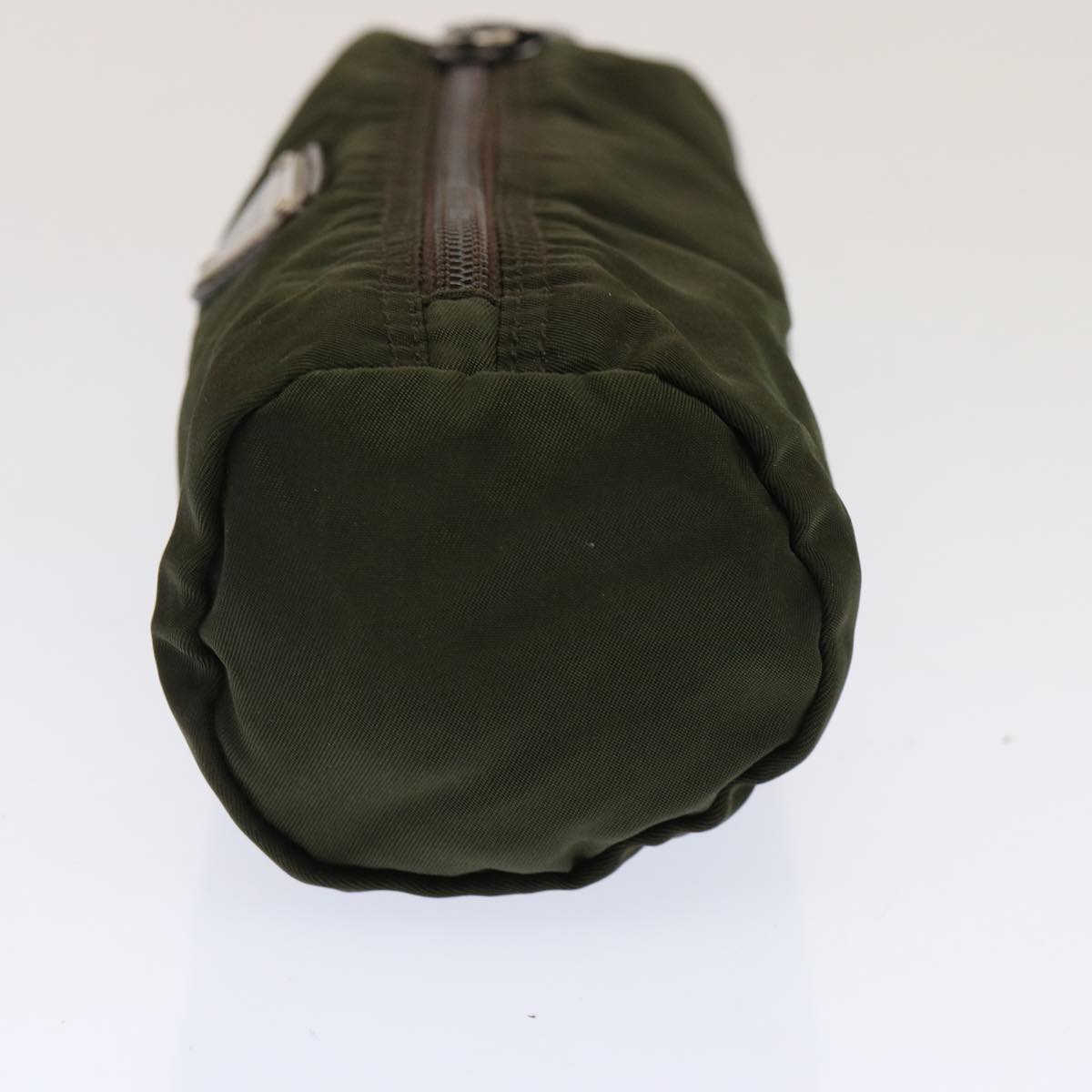 PRADA Pouch Nylon Green bs13967