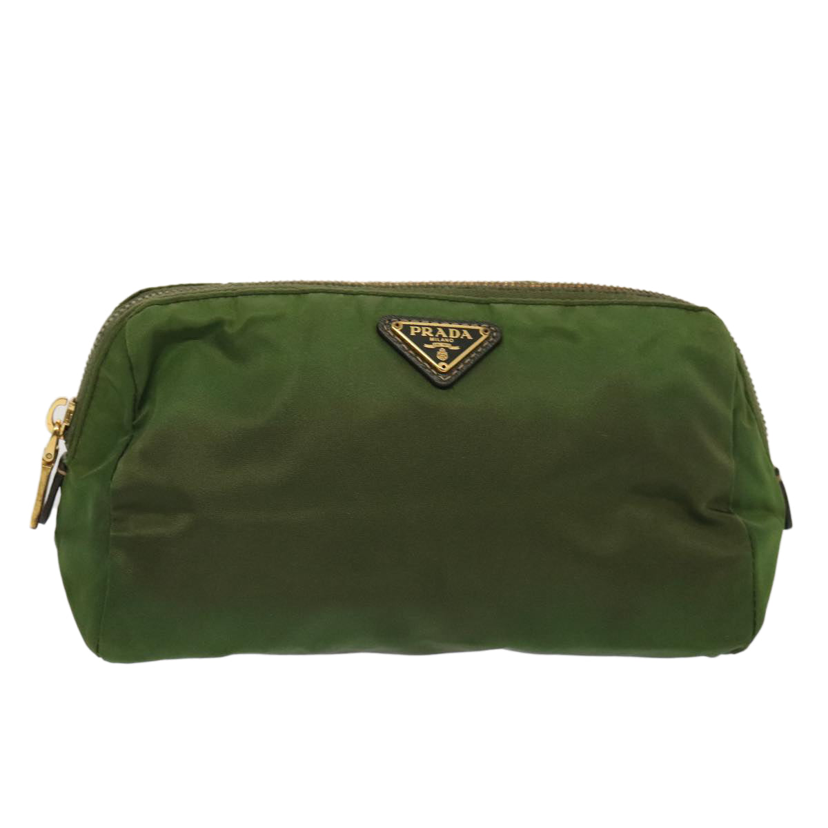 PRADA Pouch Nylon Green bs13968