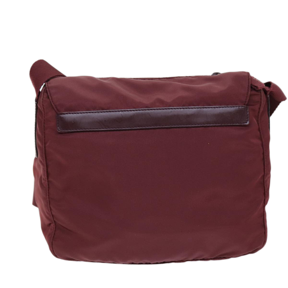 PRADA Shoulder Bag Nylon Red bs14044