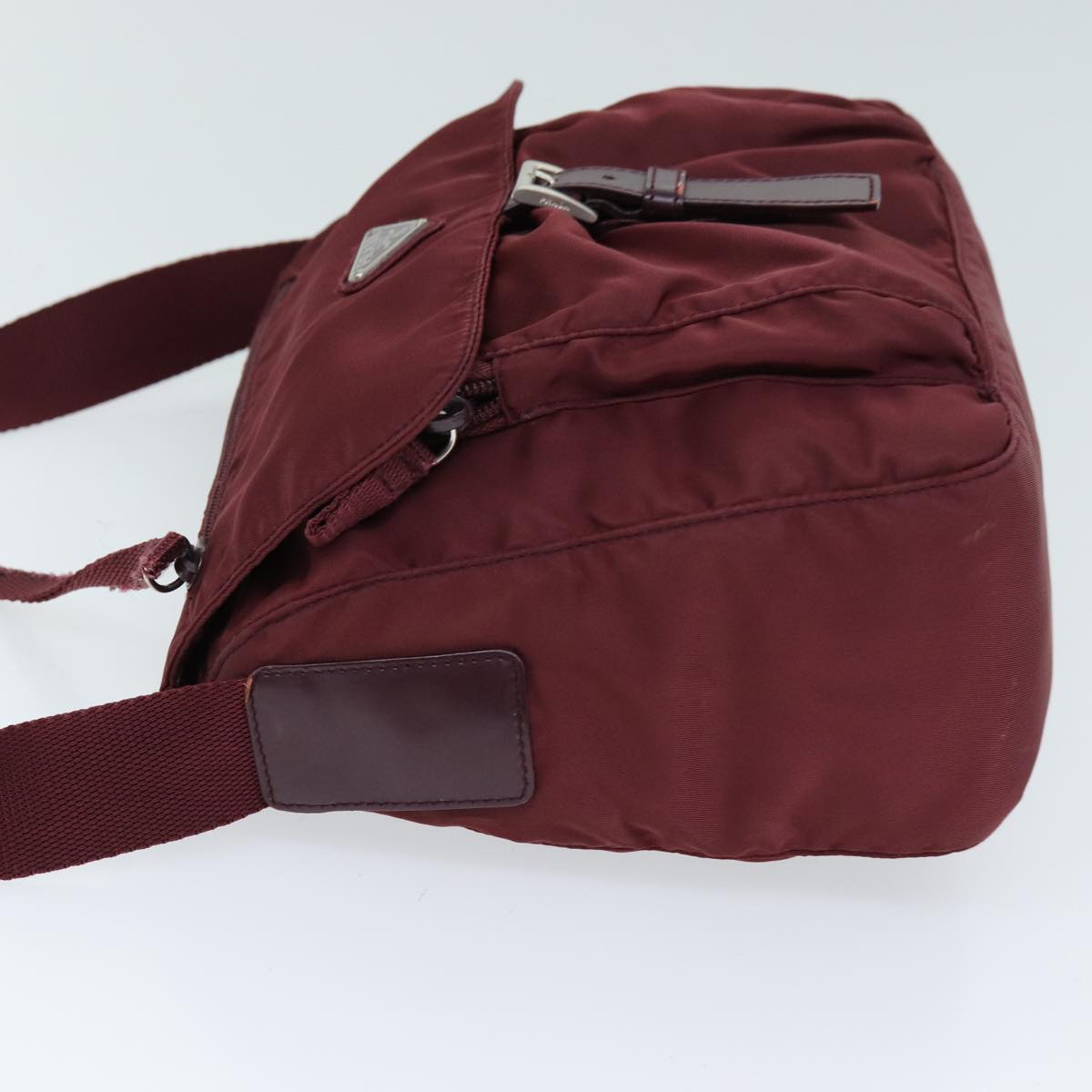 PRADA Shoulder Bag Nylon Red bs14044