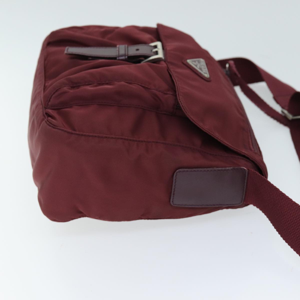 PRADA Shoulder Bag Nylon Red bs14044