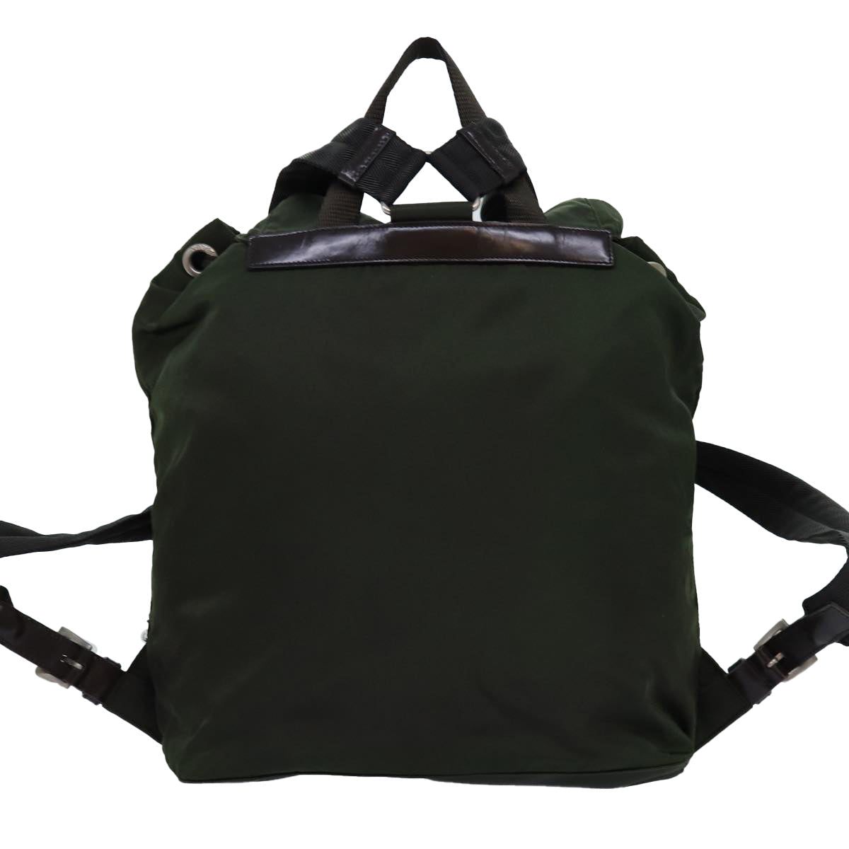 PRADA Backpack Nylon Green bs14087