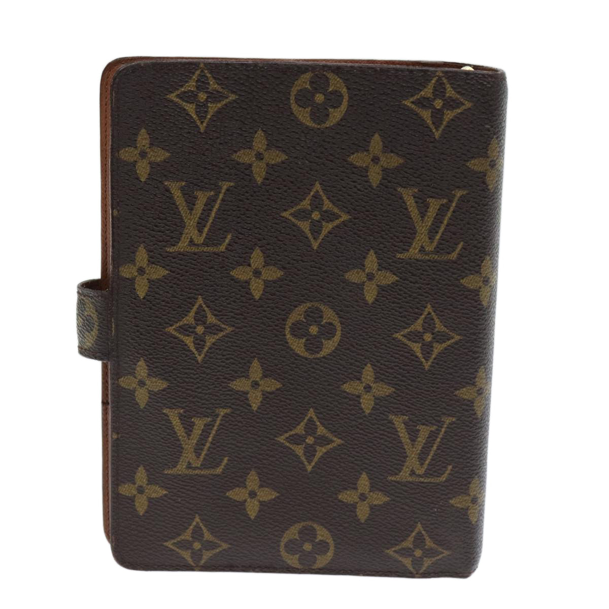 LOUIS VUITTON Monogram Agenda MM Day Planner Cover R20105 LV bs14153