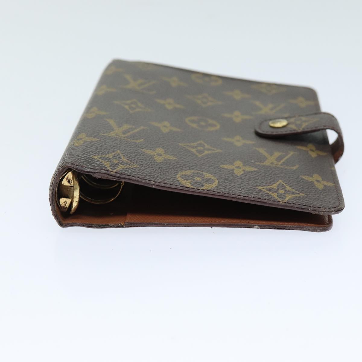 LOUIS VUITTON Monogram Agenda MM Day Planner Cover R20105 LV bs14153