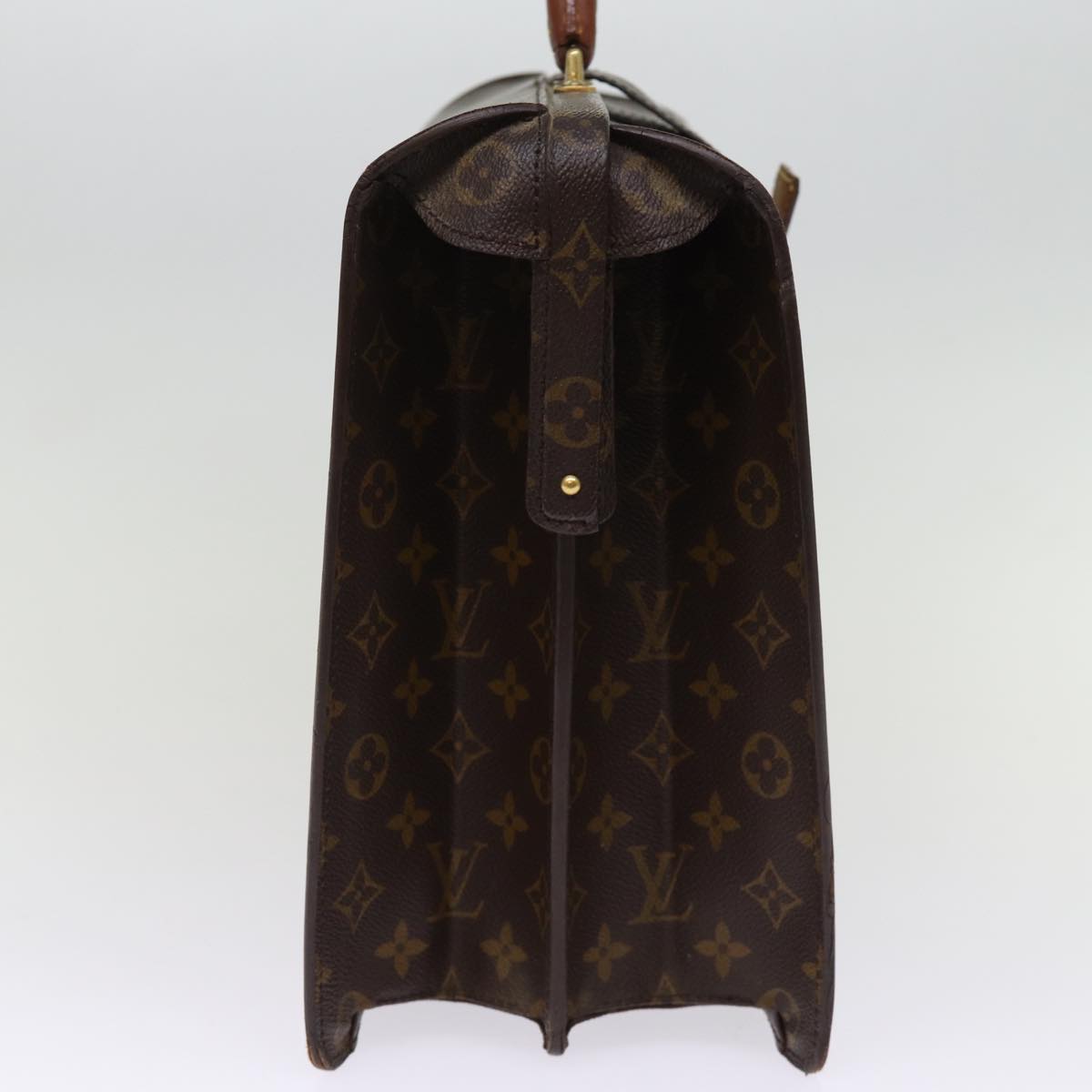 LOUIS VUITTON Monogram Serviette Fermoir Business Bag M53305 LV bs14227