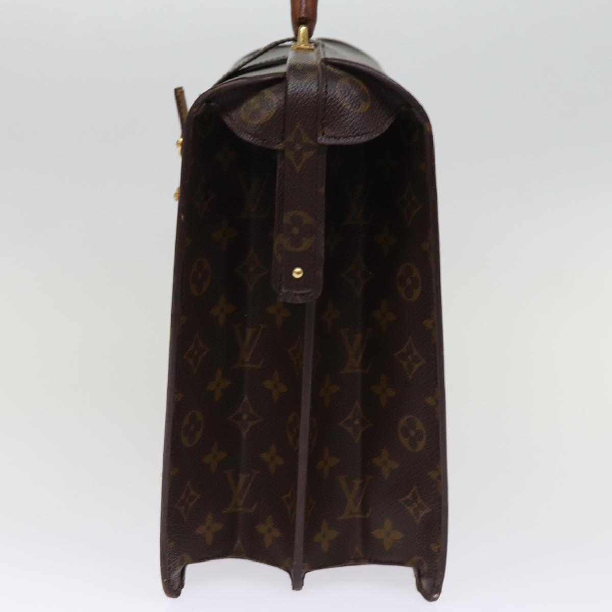 LOUIS VUITTON Monogram Serviette Fermoir Business Bag M53305 LV bs14227
