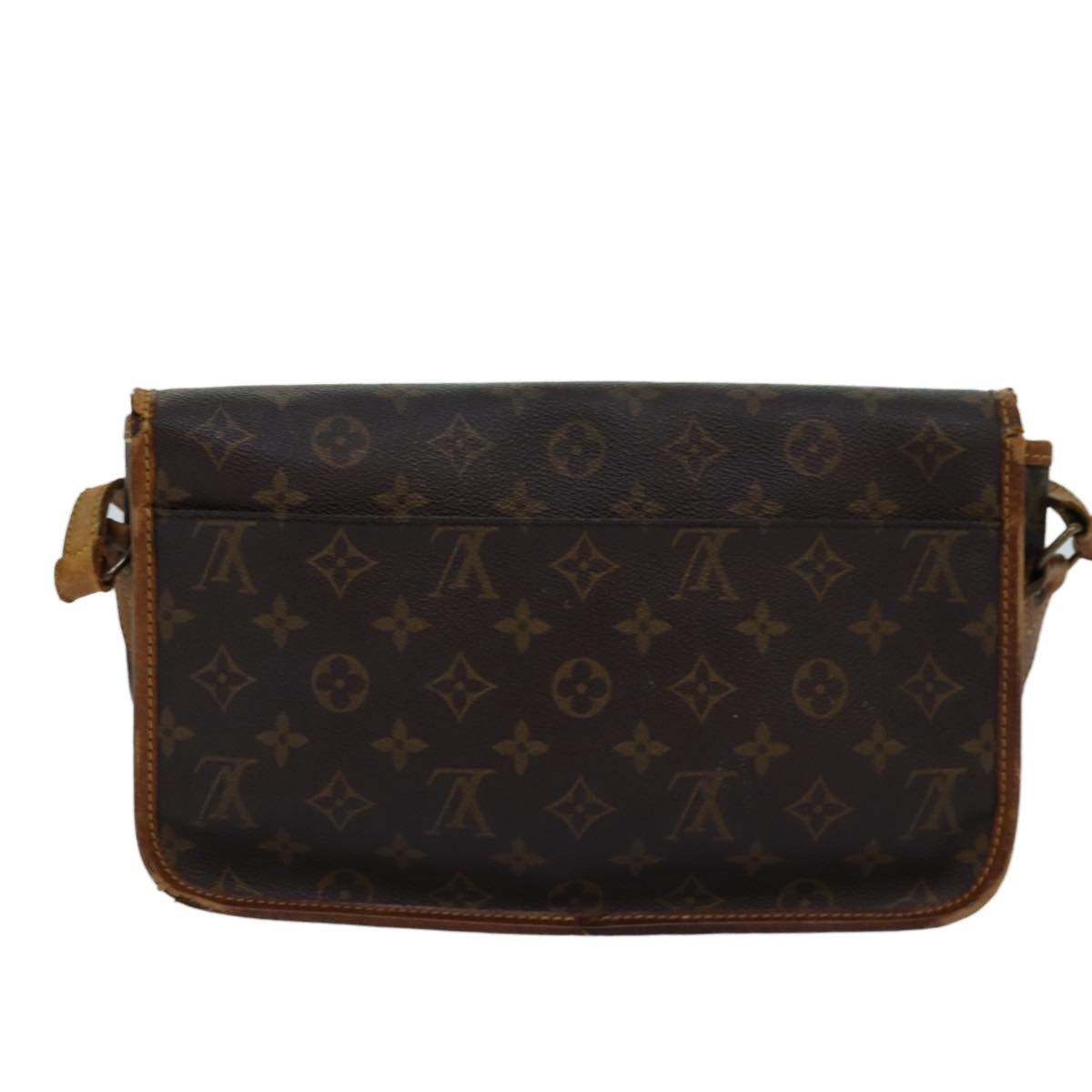LOUIS VUITTON Monogram Gibeciere MM Shoulder Bag M42247 LV bs14301