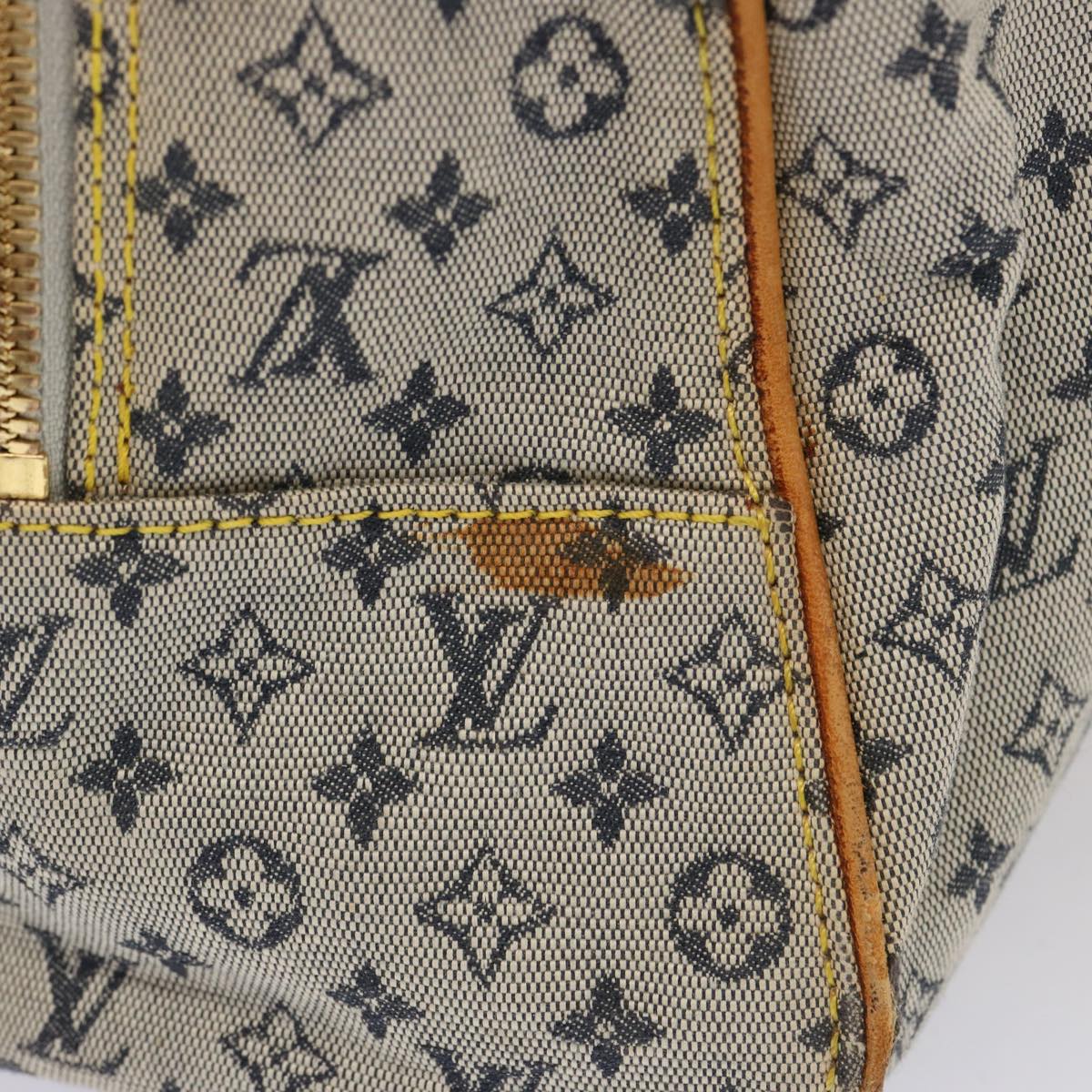 LOUIS VUITTON Monogram mini Marie Hand Bag Blue M92003 LV bs14361