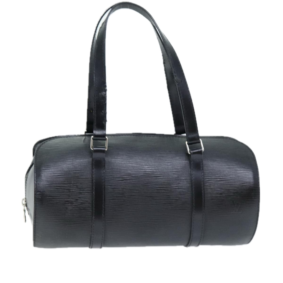 LOUIS VUITTON Epi Soufflot Hand Bag Black M52222 LV bs14363