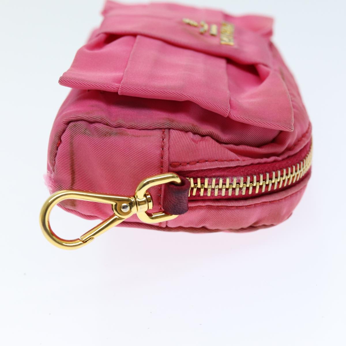 PRADA Pouch Nylon Pink bs14399