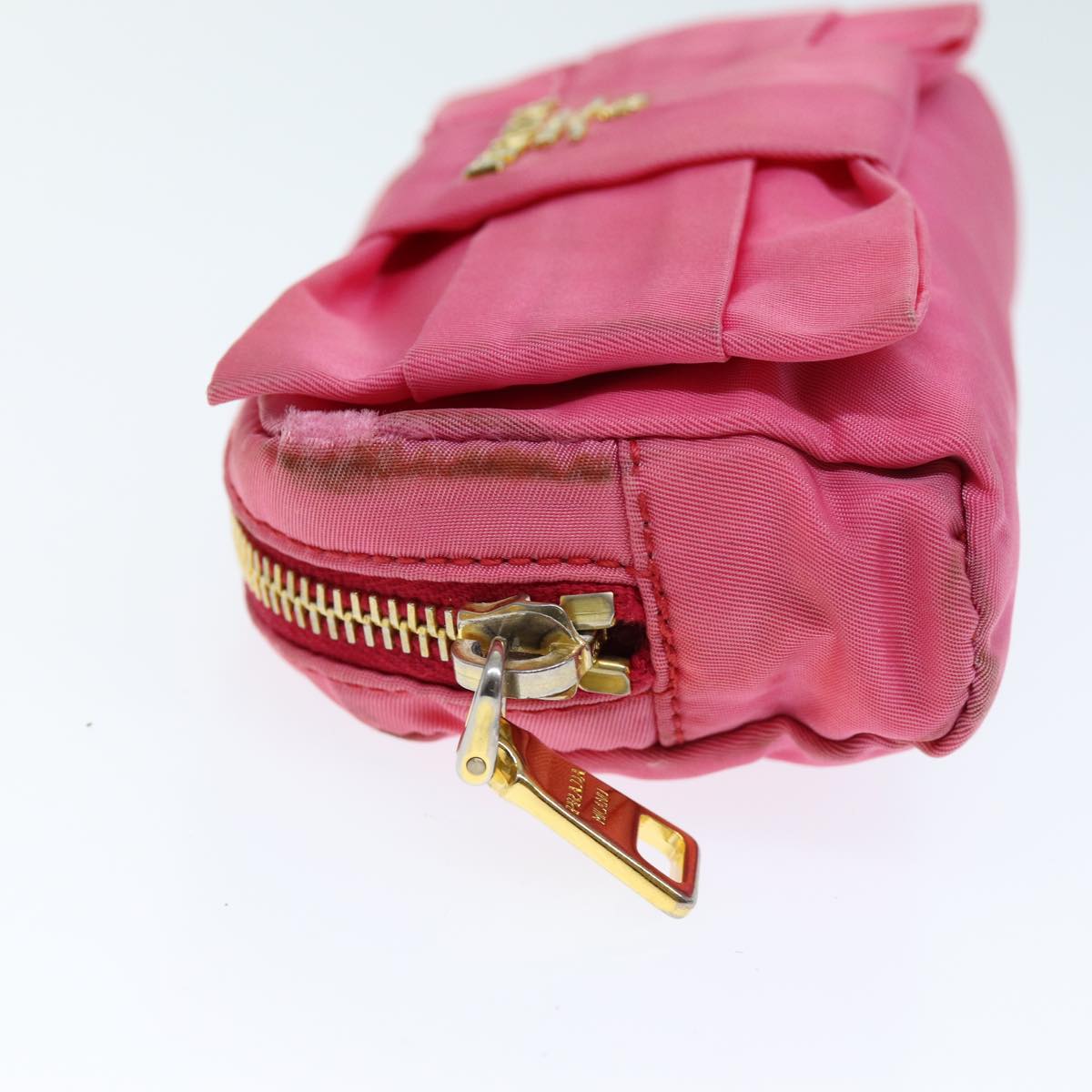 PRADA Pouch Nylon Pink bs14399