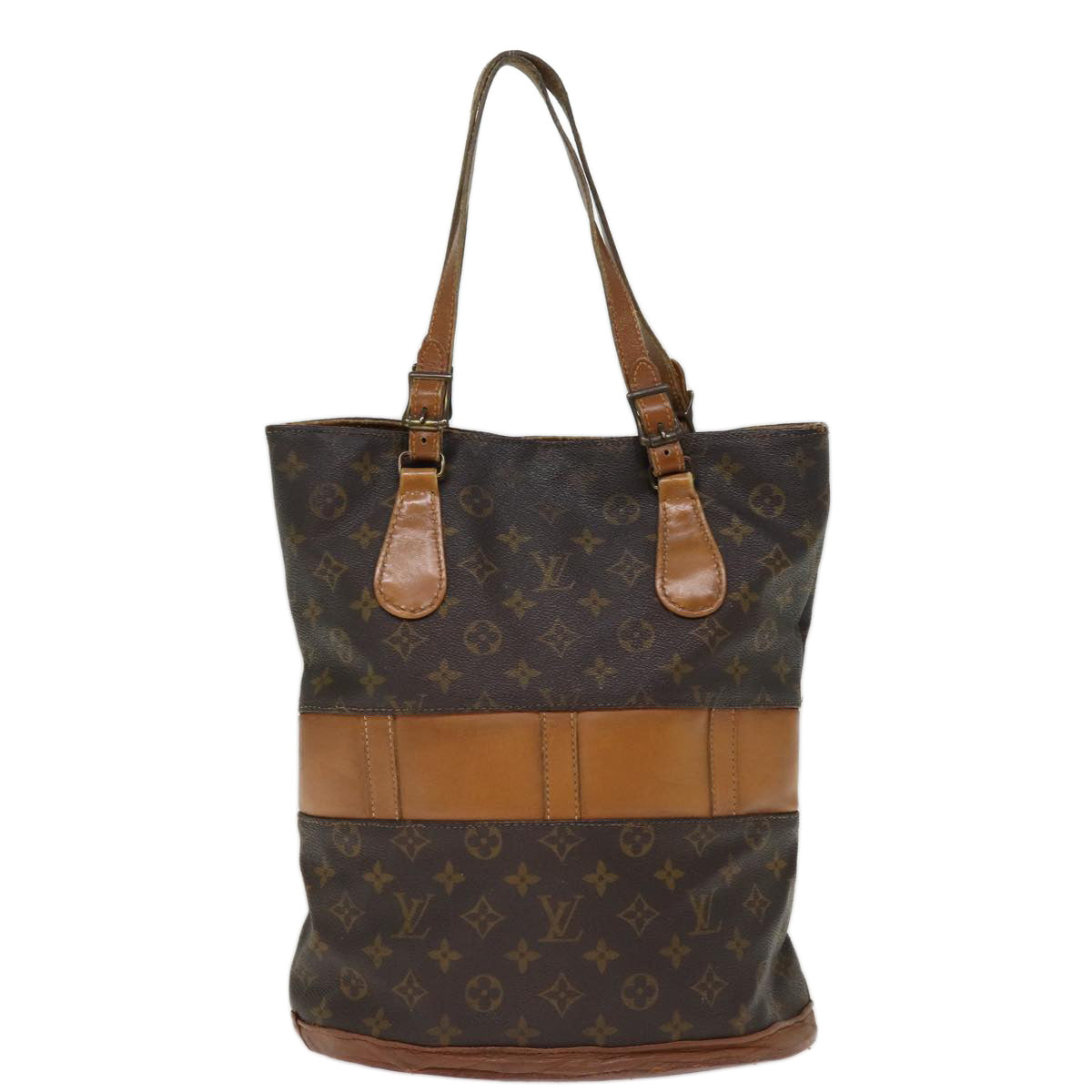 LOUIS VUITTON Monogram Bucket GM Shoulder Bag M42236 LV bs14410