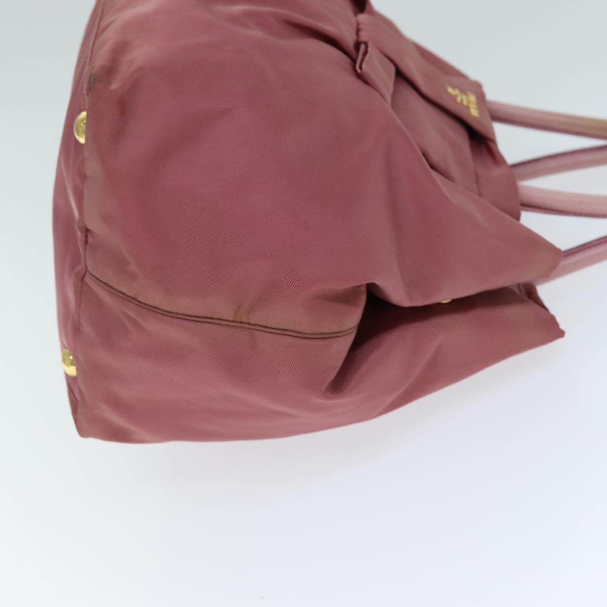 PRADA Hand Bag Nylon Pink bs14423