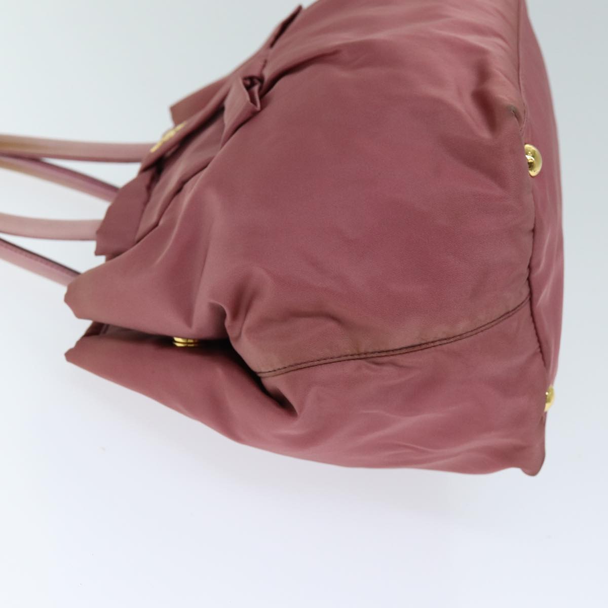 PRADA Hand Bag Nylon Pink bs14423