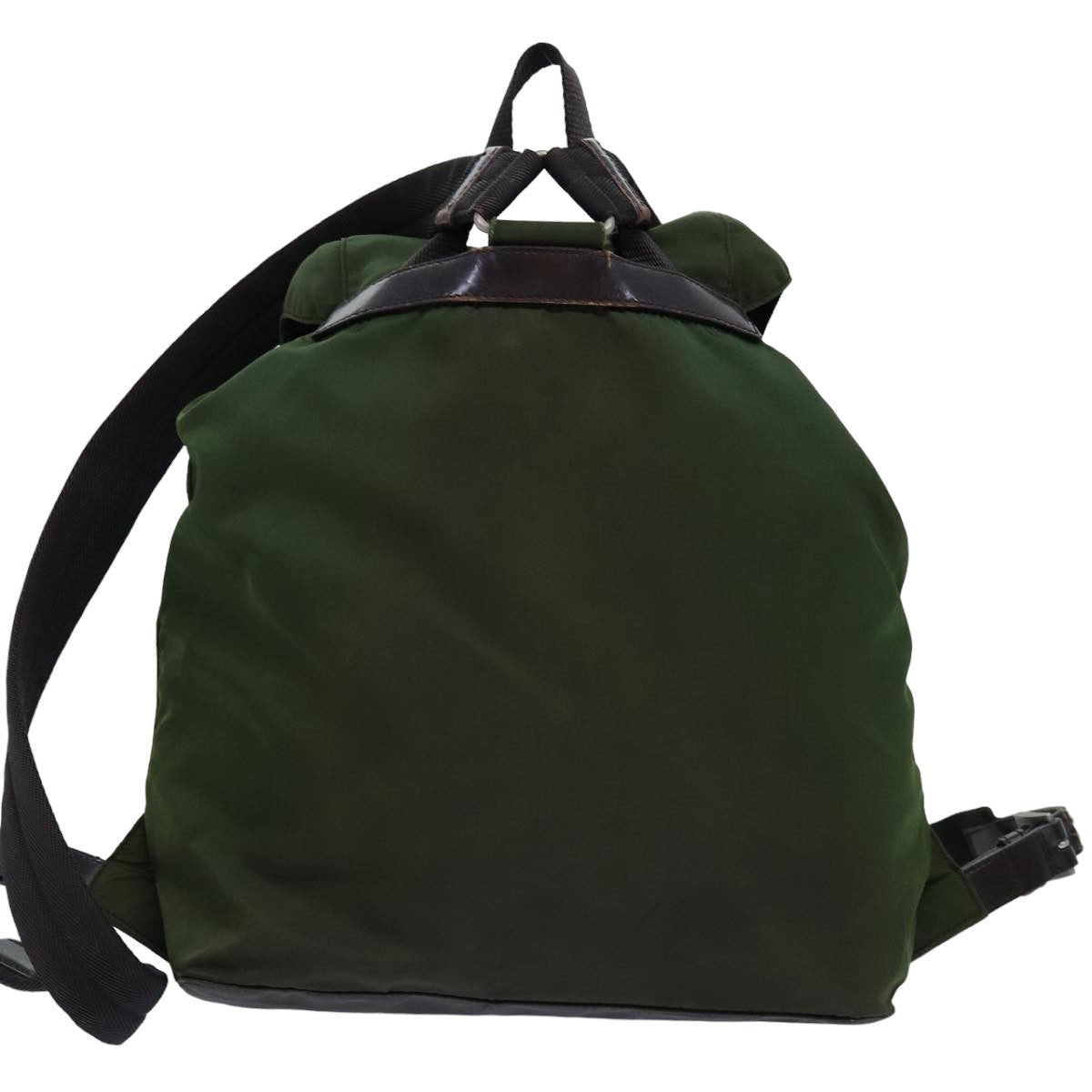 PRADA Backpack Nylon Khaki bs14448