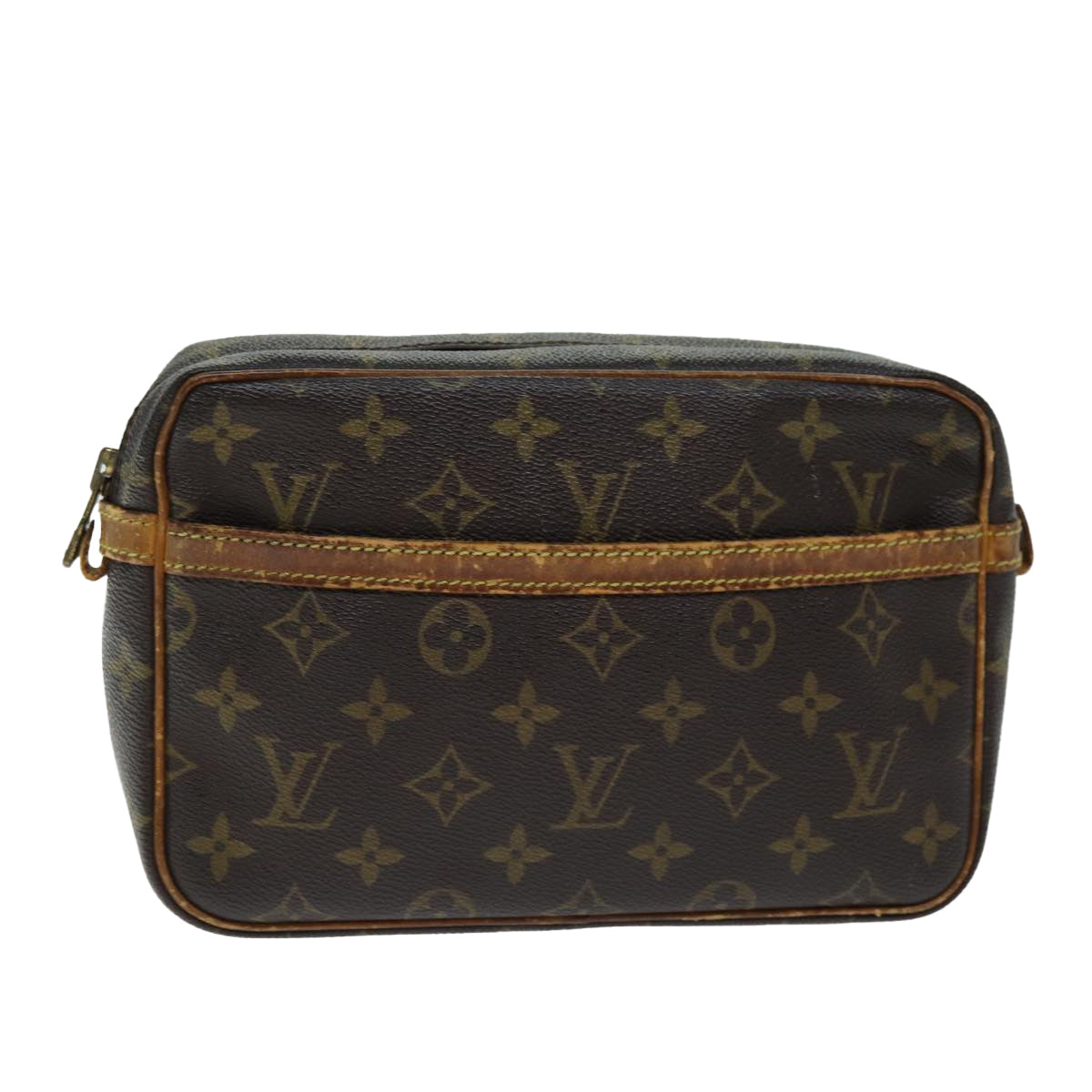 LOUIS VUITTON Monogram Compiegne 23 Clutch Bag M51847 LV bs14500