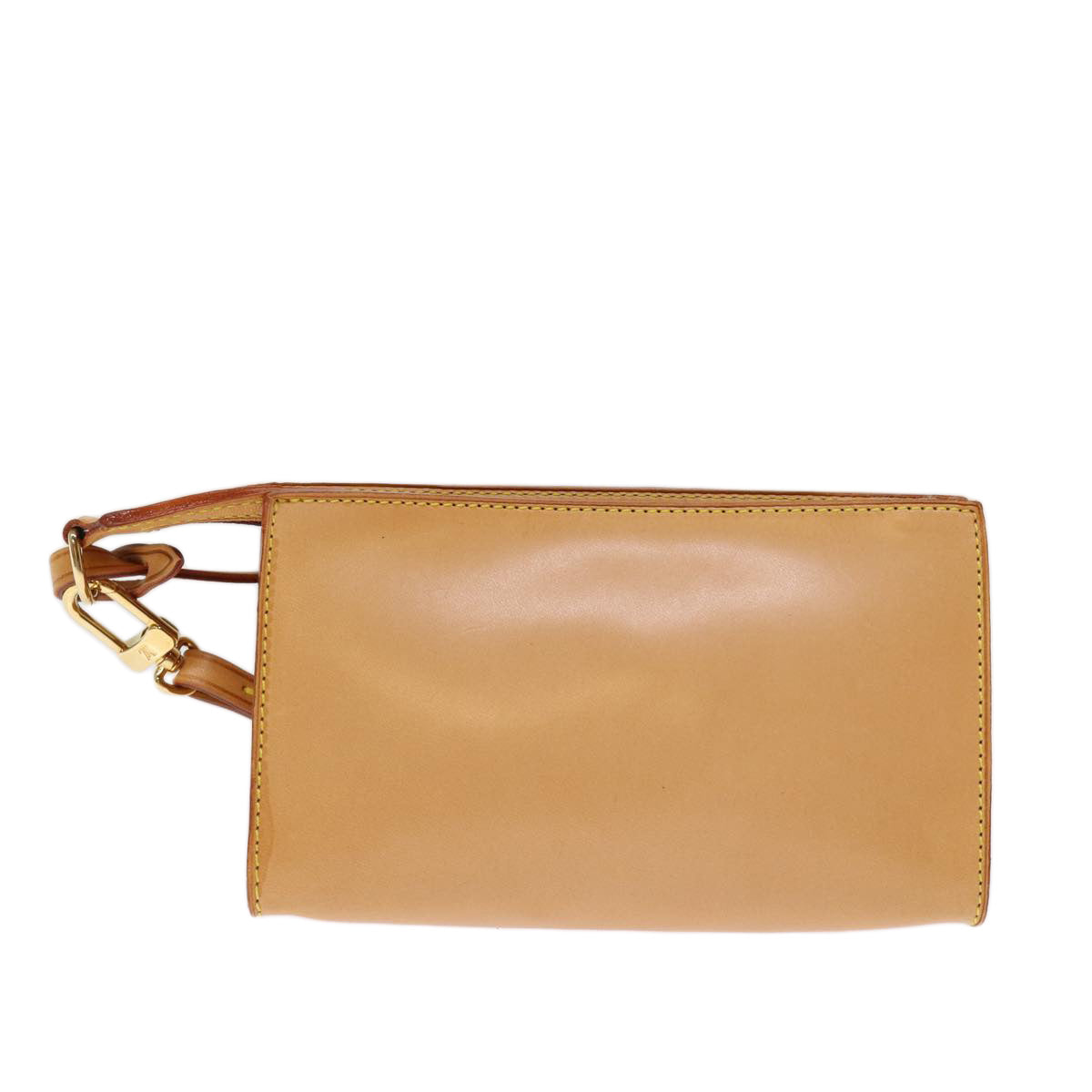 LOUIS VUITTON Nomad Accessory Pouch Leather Beige LV bs14530