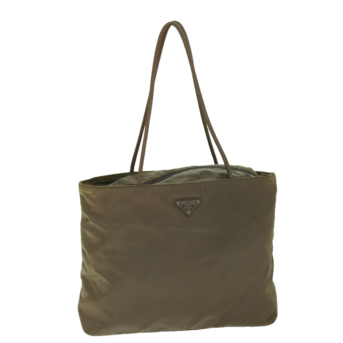 PRADA Tote Bag Nylon Brown bs14542