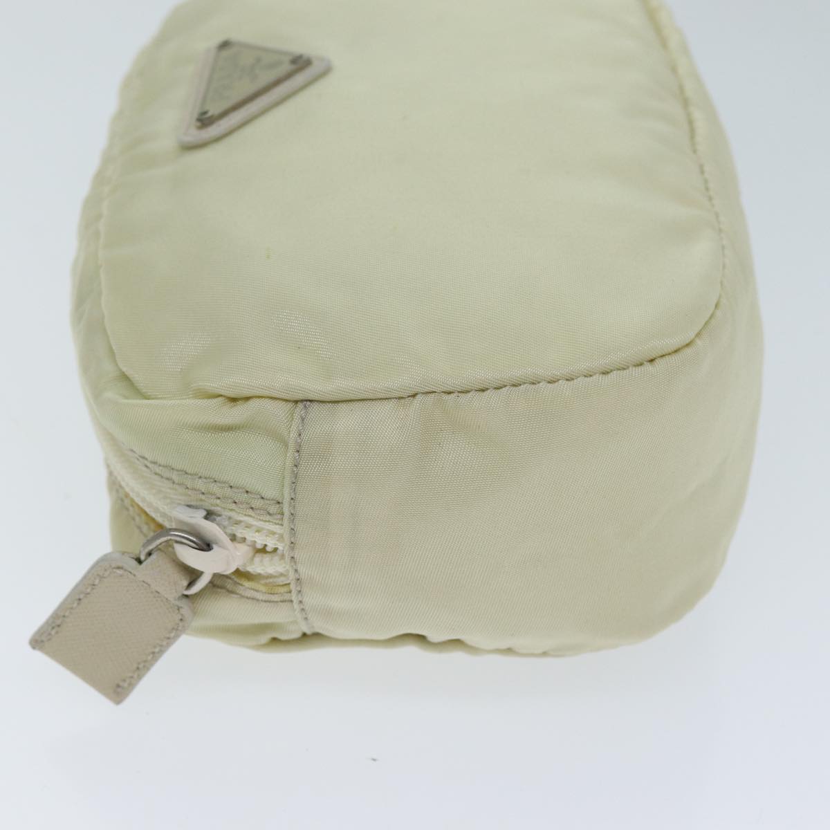 PRADA Pouch Nylon Beige bs14634